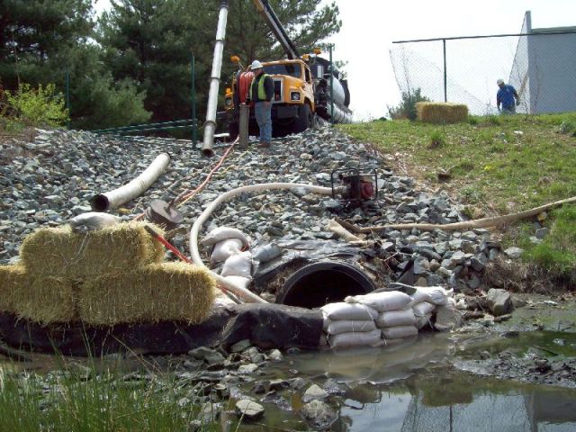 A good view of the job site